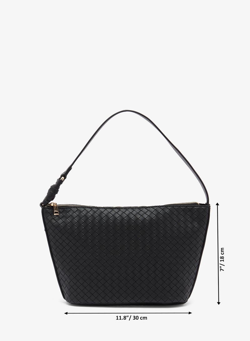 جلاموروس حقيبة كتف منسوجة كبيرة - Image 5